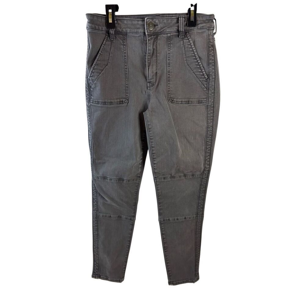 American Eagle gray next level stretch jeans 10‎ regular high rise jeggings